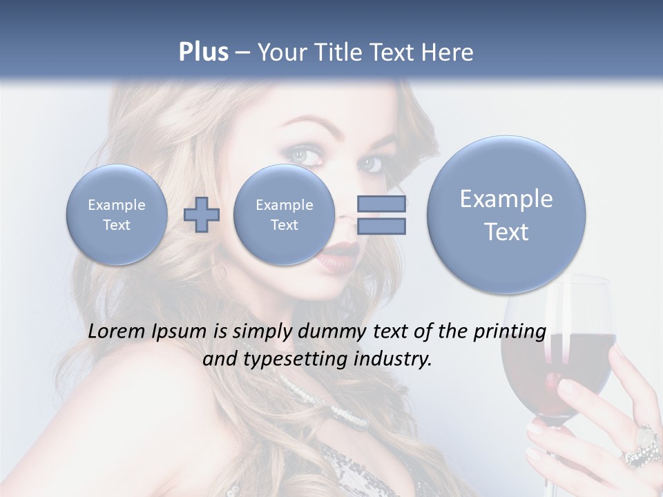 Alcohol Desire Art PowerPoint Template