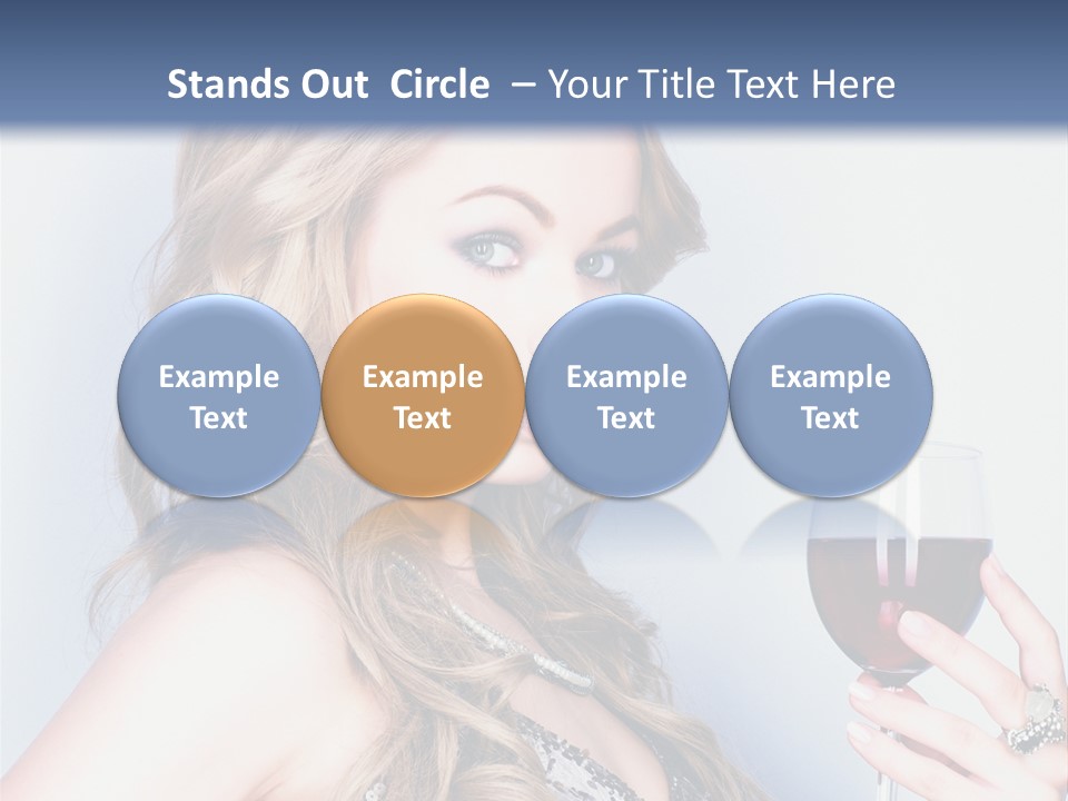 Alcohol Desire Art PowerPoint Template