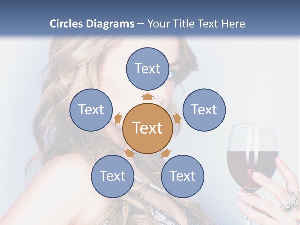 Alcohol Desire Art PowerPoint Template