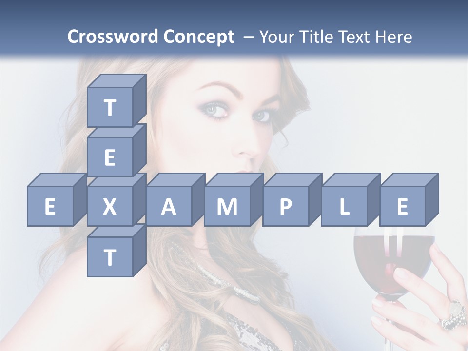 Alcohol Desire Art PowerPoint Template