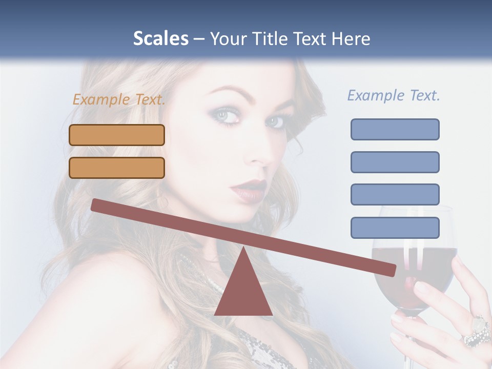 Alcohol Desire Art PowerPoint Template