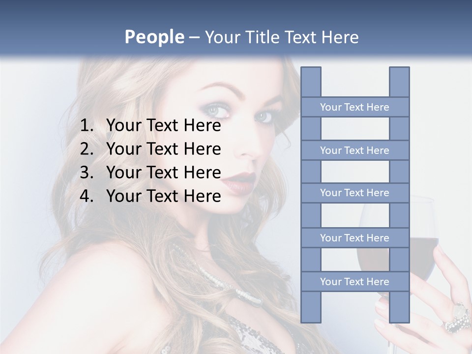 Alcohol Desire Art PowerPoint Template