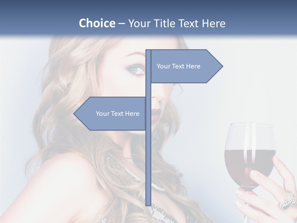 Alcohol Desire Art PowerPoint Template