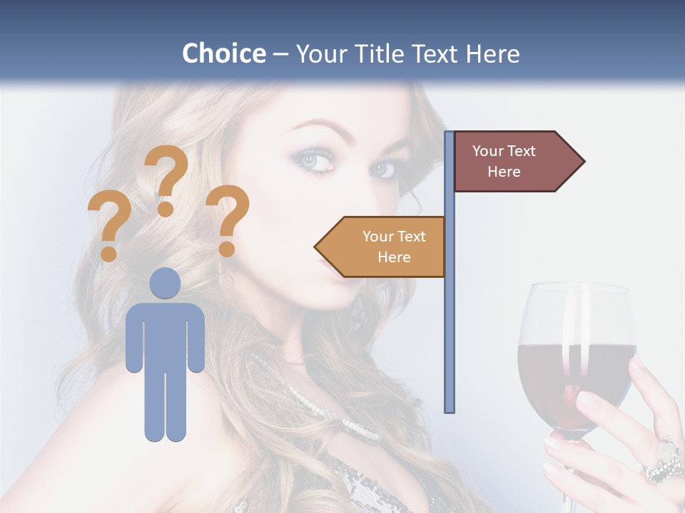 Alcohol Desire Art PowerPoint Template