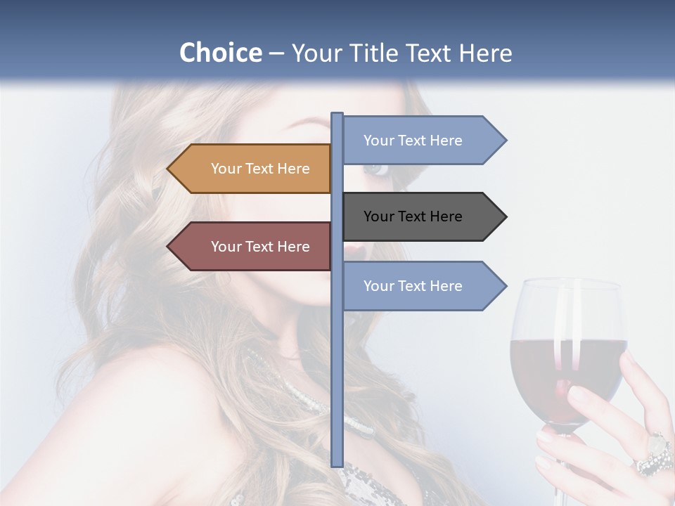 Alcohol Desire Art PowerPoint Template