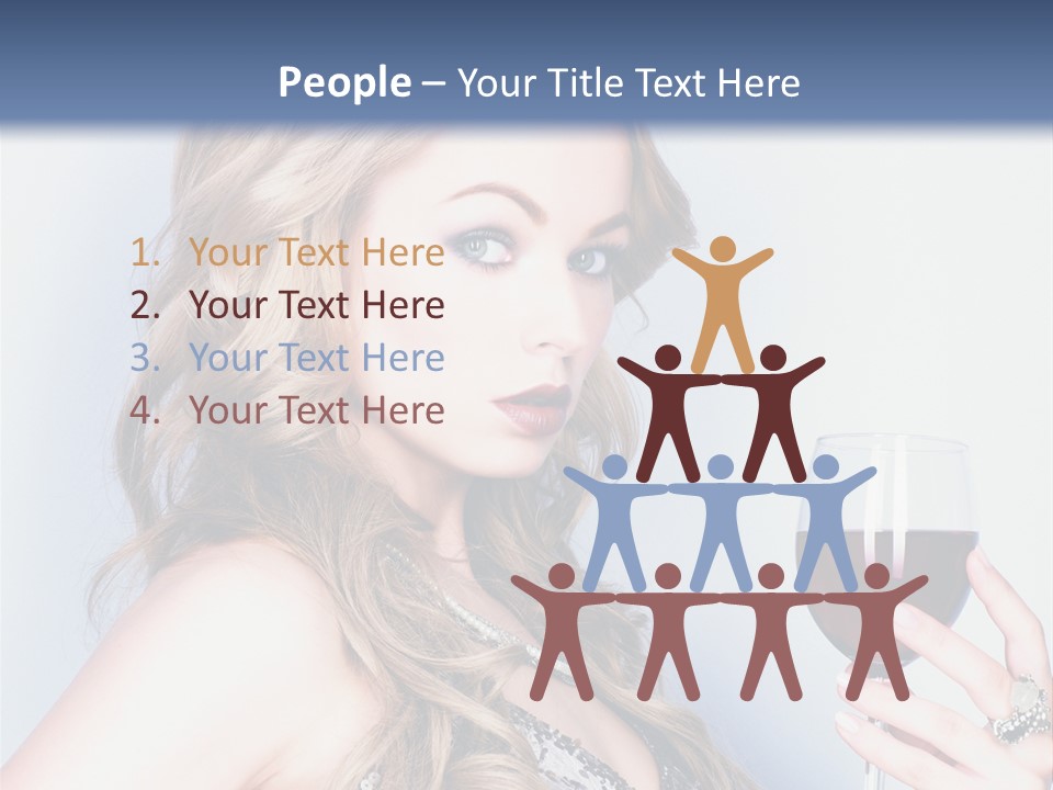 Alcohol Desire Art PowerPoint Template