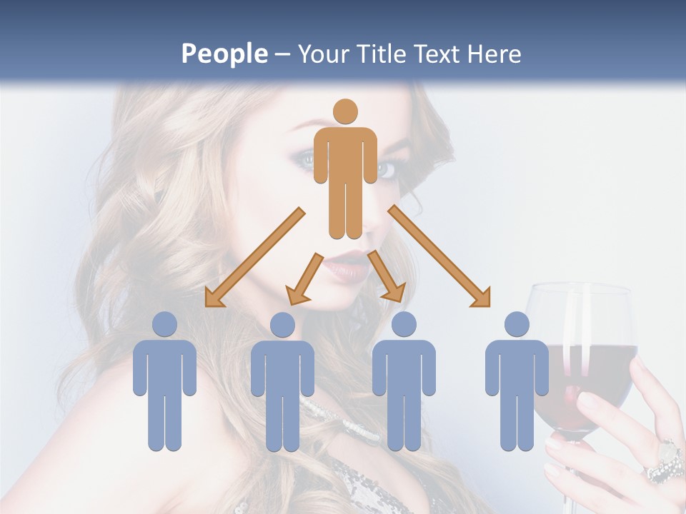 Alcohol Desire Art PowerPoint Template