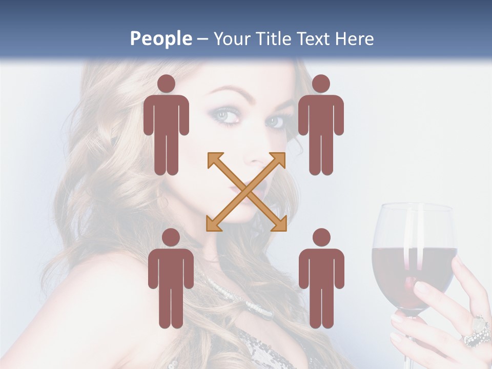 Alcohol Desire Art PowerPoint Template