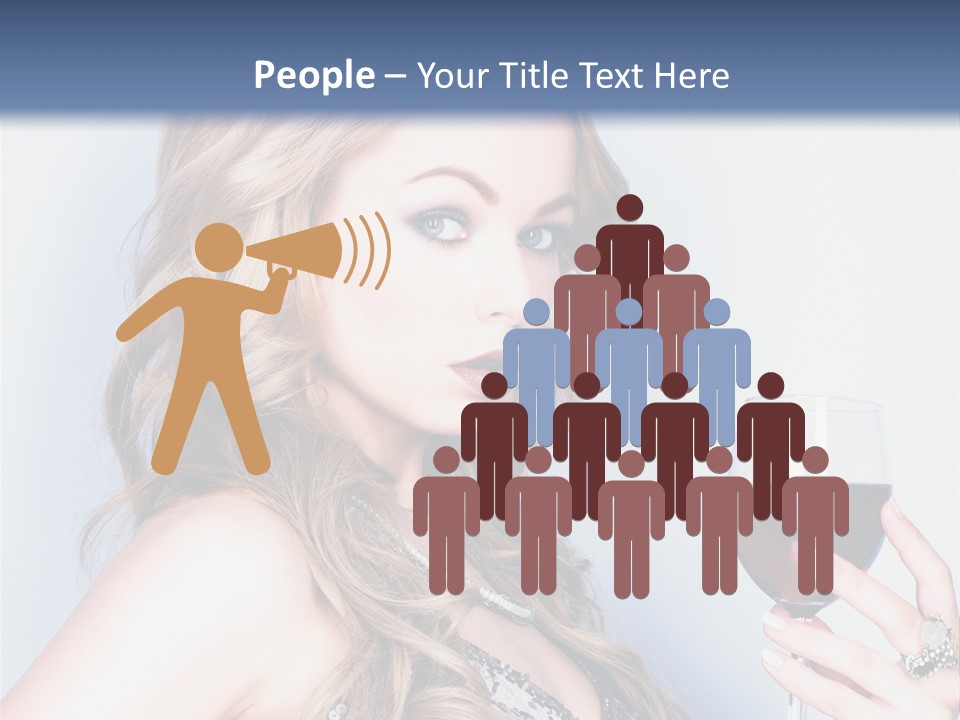 Alcohol Desire Art PowerPoint Template