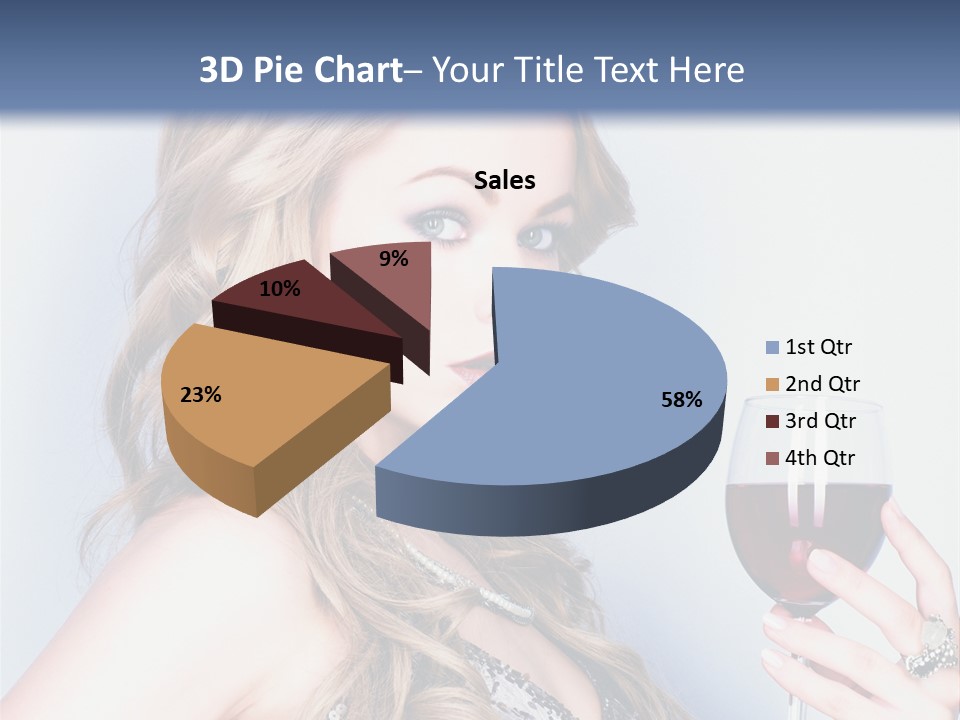 Alcohol Desire Art PowerPoint Template