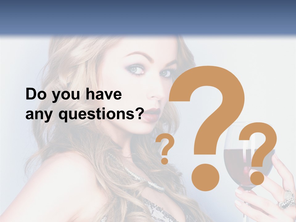 Alcohol Desire Art PowerPoint Template