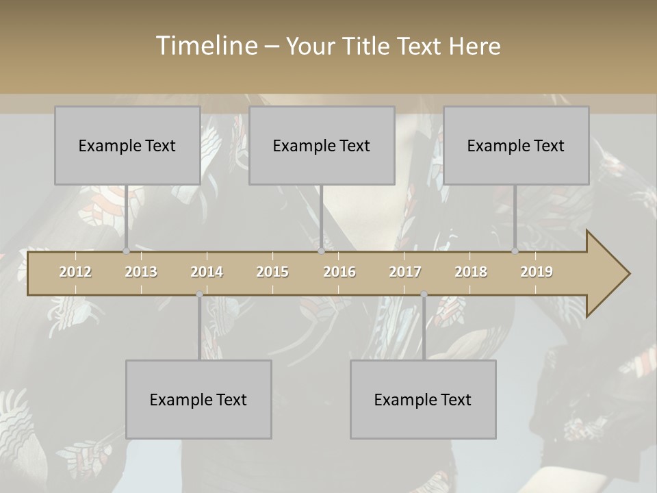 Lips Black Posing PowerPoint Template