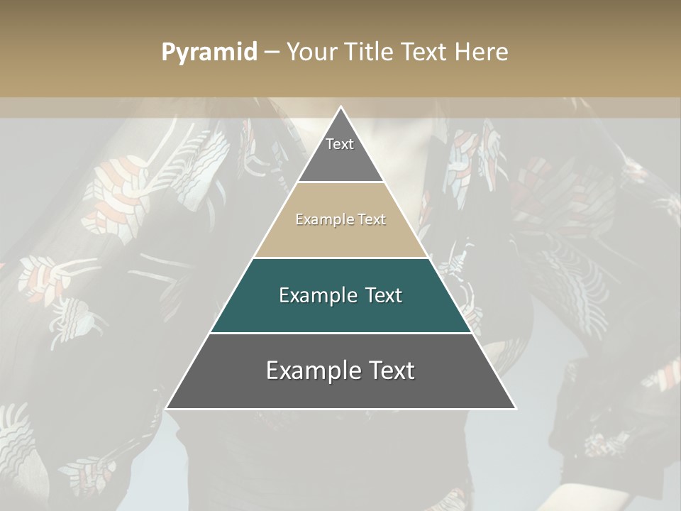 Lips Black Posing PowerPoint Template