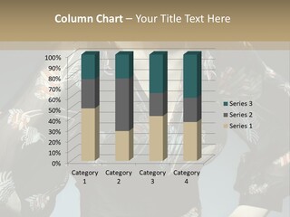 Lips Black Posing PowerPoint Template