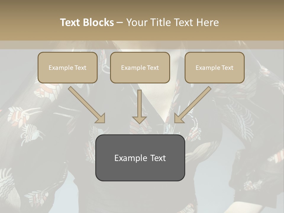 Lips Black Posing PowerPoint Template