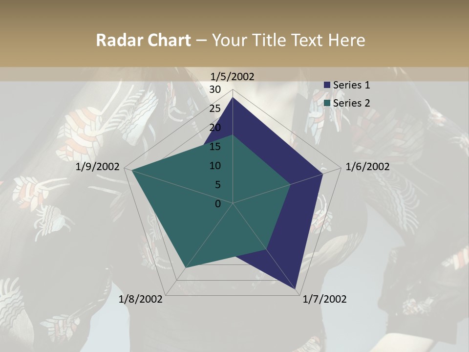 Lips Black Posing PowerPoint Template