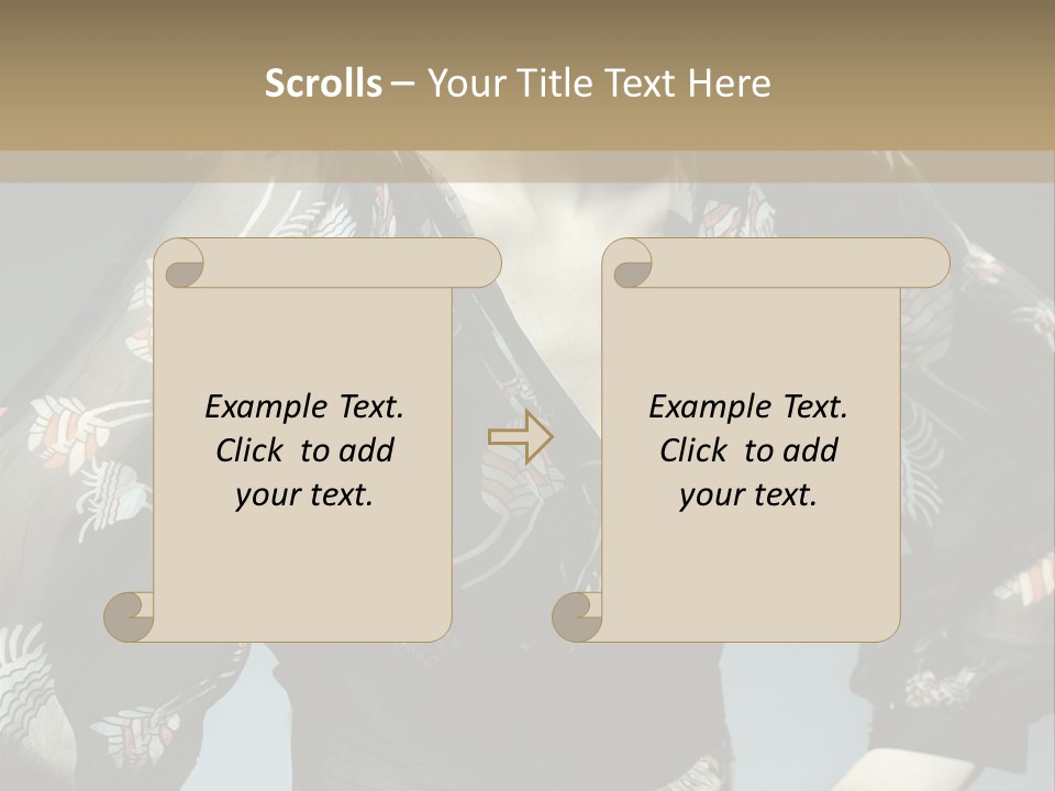 Lips Black Posing PowerPoint Template