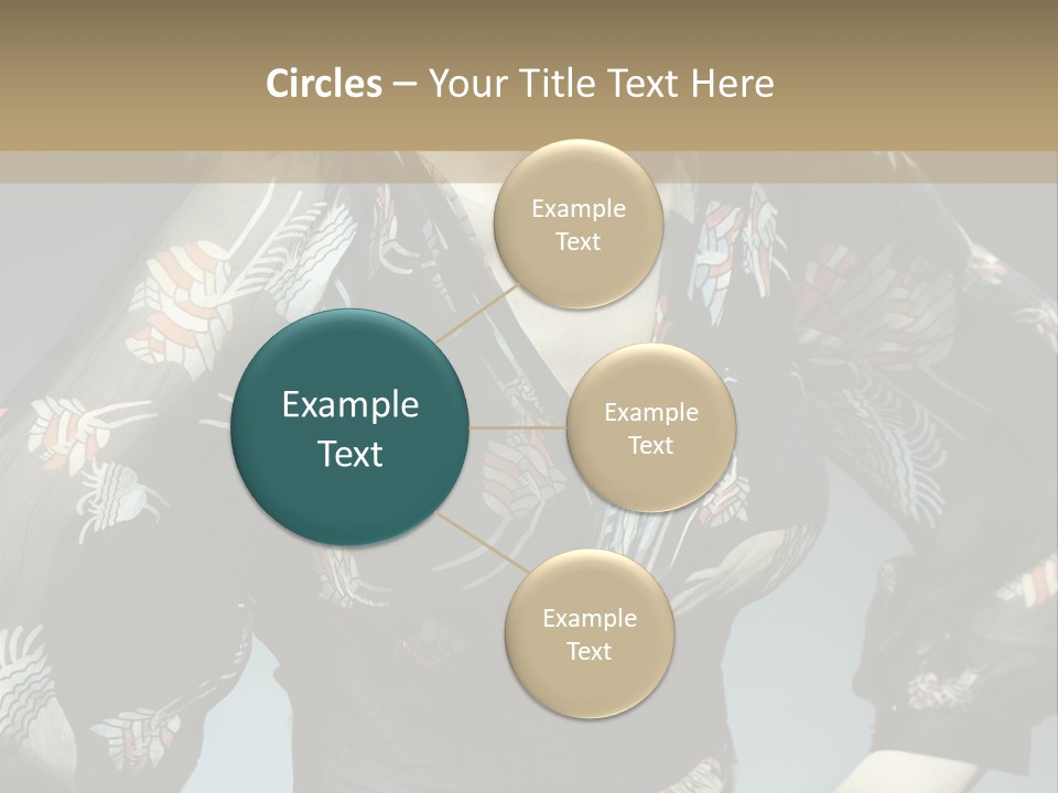 Lips Black Posing PowerPoint Template