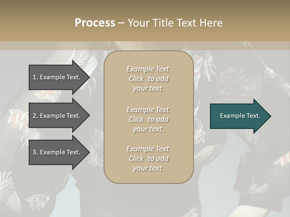 Lips Black Posing PowerPoint Template