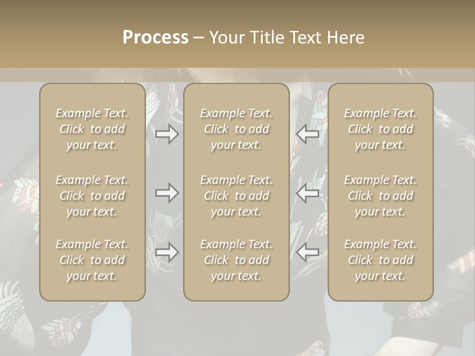 Lips Black Posing PowerPoint Template