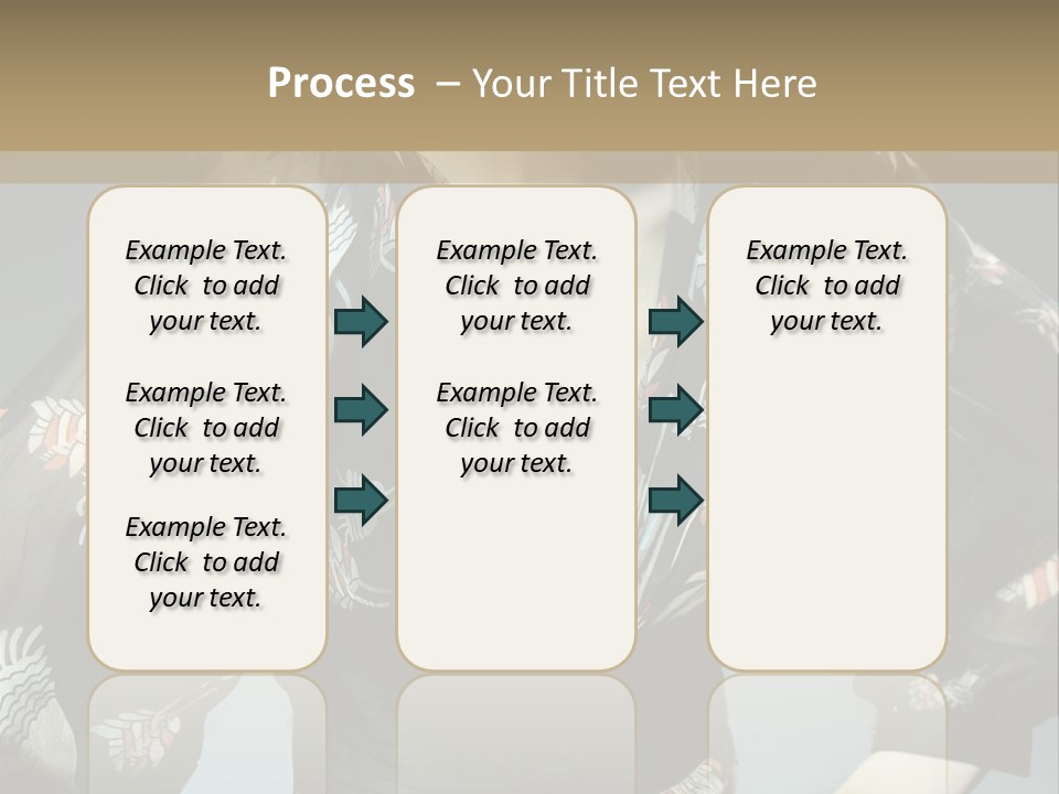 Lips Black Posing PowerPoint Template