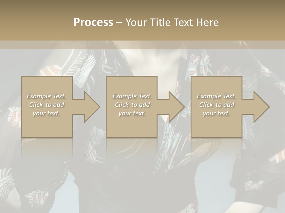 Lips Black Posing PowerPoint Template