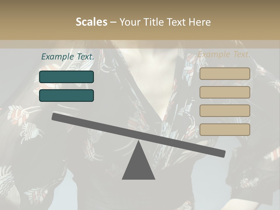 Lips Black Posing PowerPoint Template