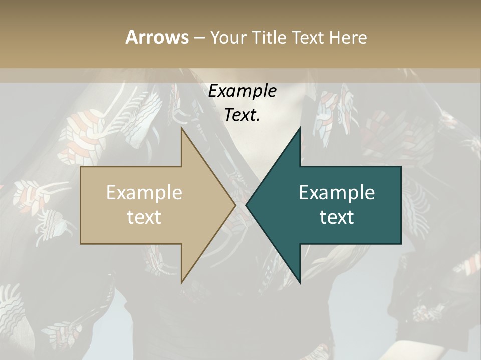 Lips Black Posing PowerPoint Template