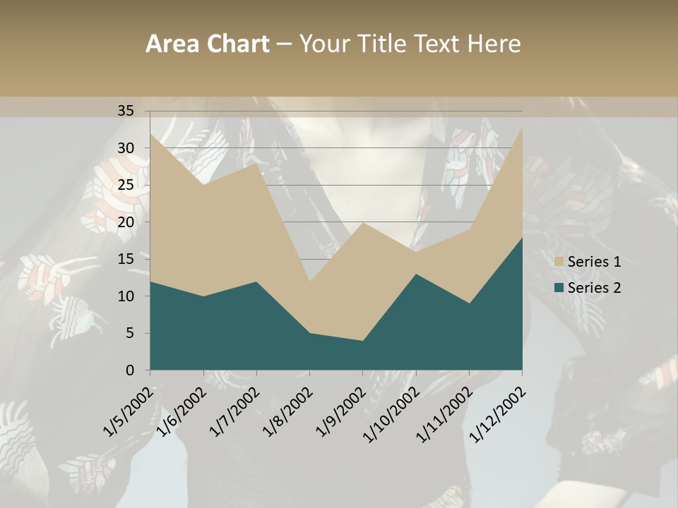 Lips Black Posing PowerPoint Template