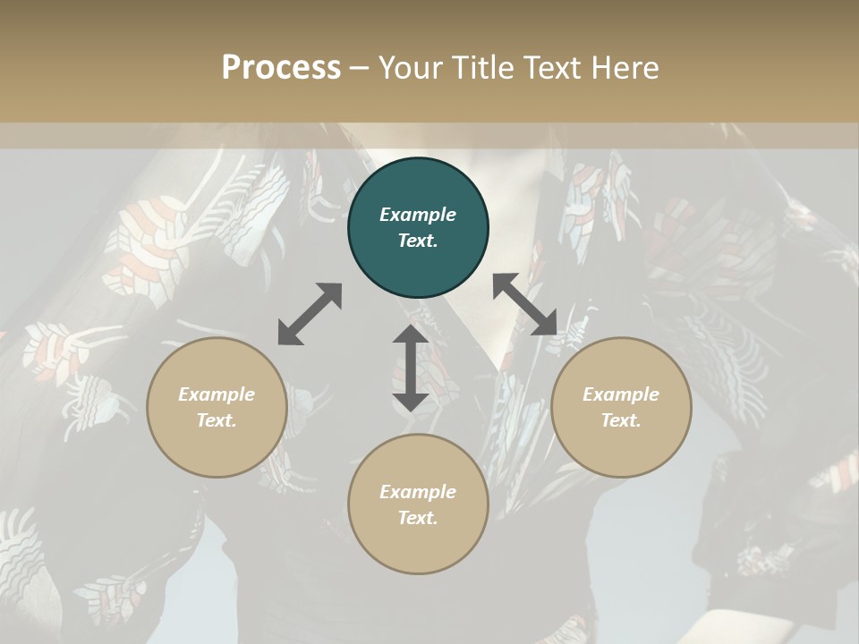 Lips Black Posing PowerPoint Template