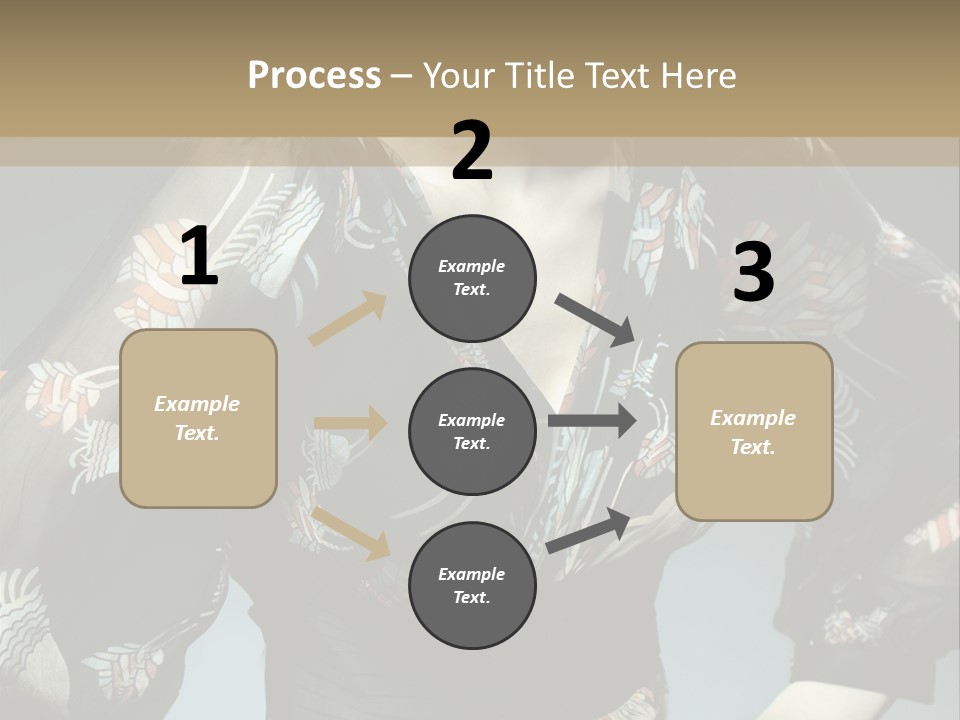 Lips Black Posing PowerPoint Template