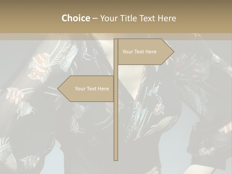 Lips Black Posing PowerPoint Template