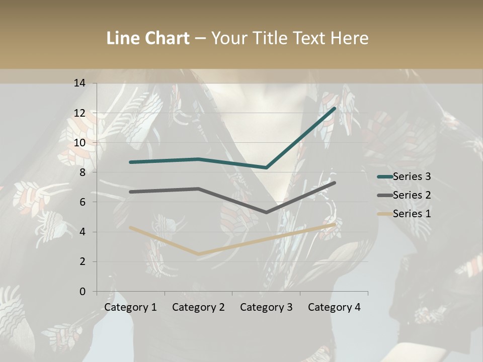 Lips Black Posing PowerPoint Template