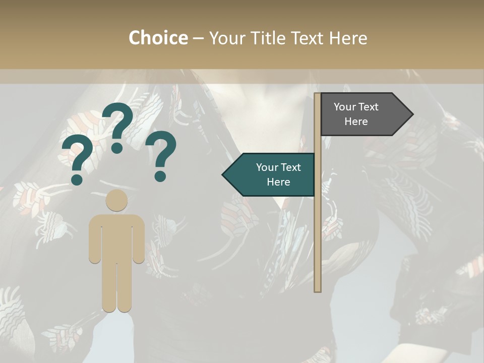 Lips Black Posing PowerPoint Template