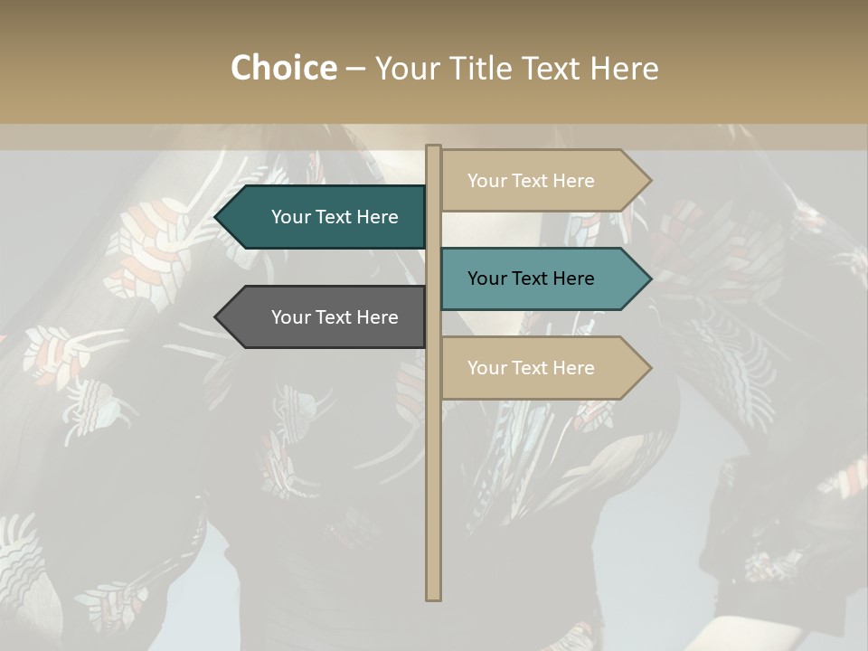 Lips Black Posing PowerPoint Template