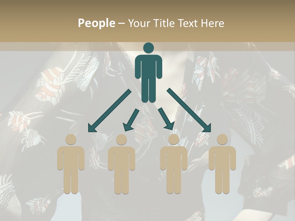 Lips Black Posing PowerPoint Template