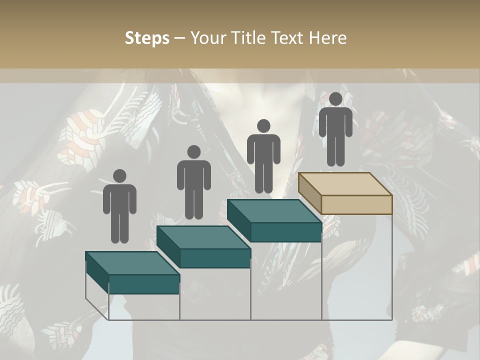 Lips Black Posing PowerPoint Template