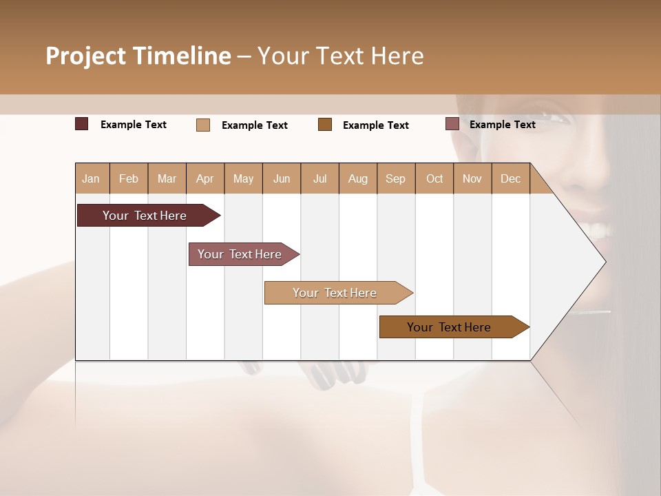 White Space Hairdo PowerPoint Template