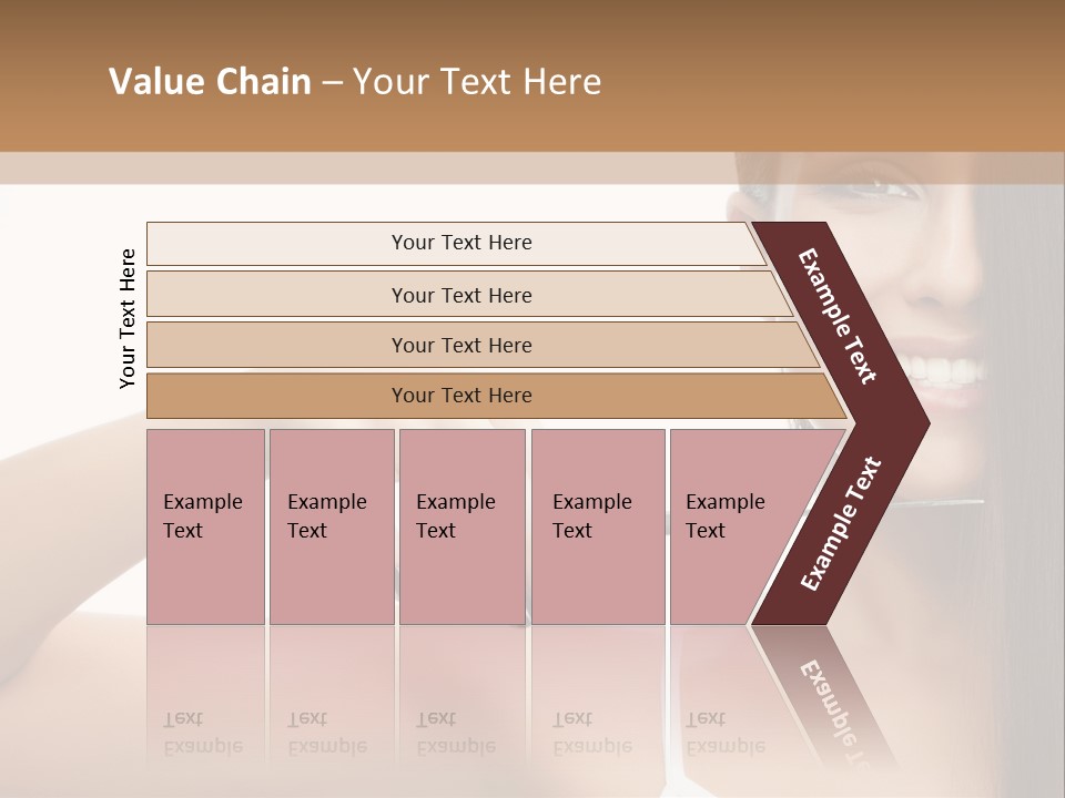 White Space Hairdo PowerPoint Template