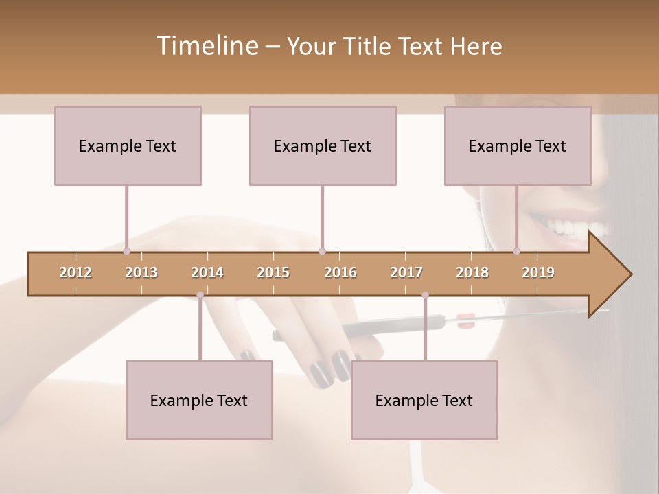 White Space Hairdo PowerPoint Template