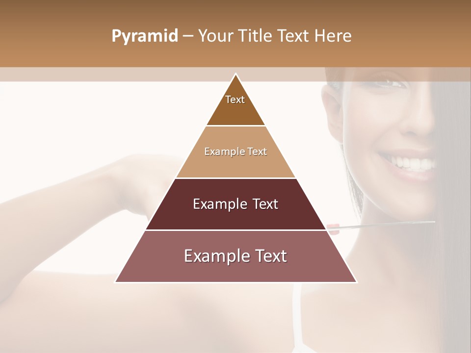 White Space Hairdo PowerPoint Template