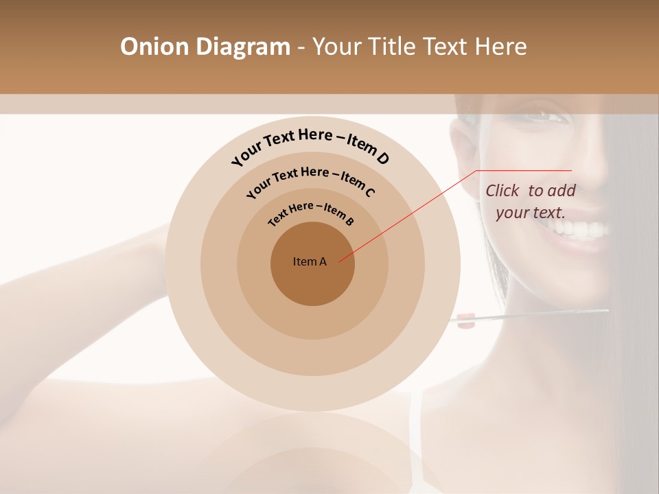 White Space Hairdo PowerPoint Template