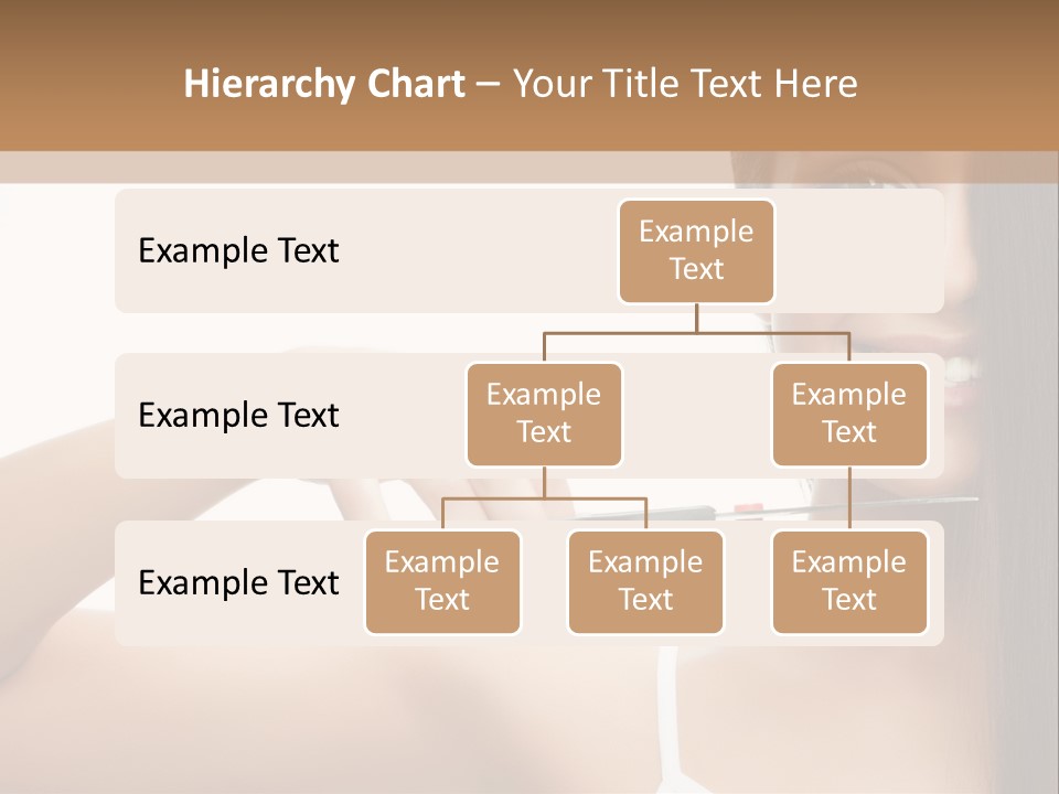White Space Hairdo PowerPoint Template