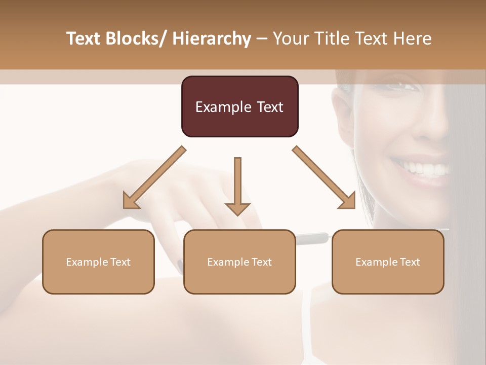 White Space Hairdo PowerPoint Template