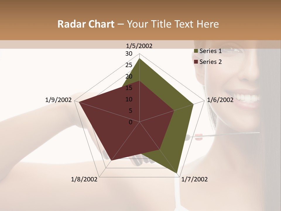 White Space Hairdo PowerPoint Template