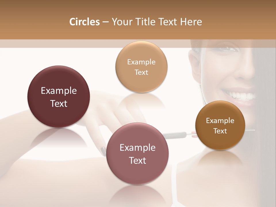 White Space Hairdo PowerPoint Template