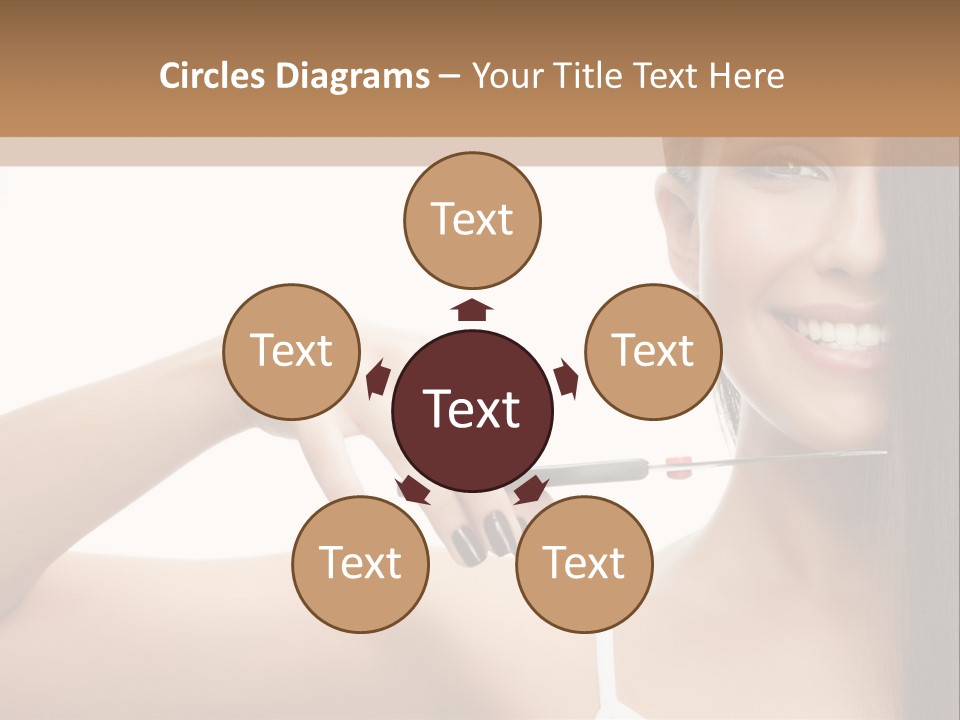 White Space Hairdo PowerPoint Template