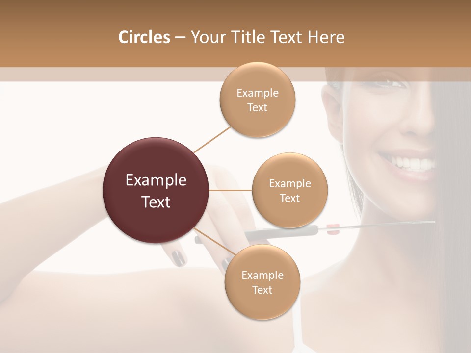 White Space Hairdo PowerPoint Template