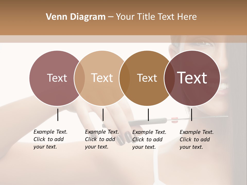 White Space Hairdo PowerPoint Template