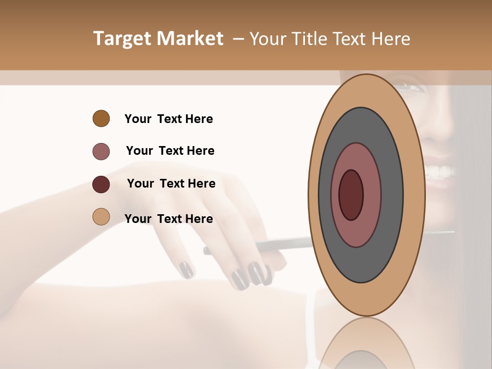 White Space Hairdo PowerPoint Template